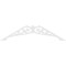 Ekena Millwork Pitch Carrillo Architectural Grade PVC Gable Pediment, 72"W x 21"H x 1"P (7/12) GPP072X021X100CRL - alternate 4